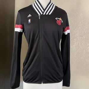 Adidas Women's Miami Heat Zip-Up Jacket